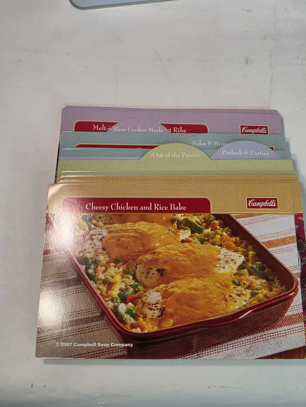 Campbell's Soup Recipe Card Collection in Collectible Metal Tin 2013. NOB
